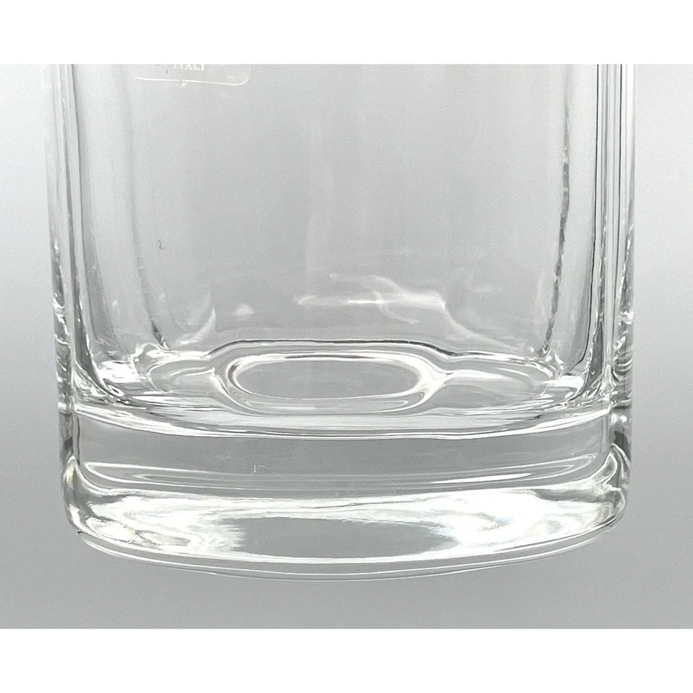 Luigi Bormioli Light & Music Italy Whiskey Glasses Set of‎ 2 Oval Base Tumblers